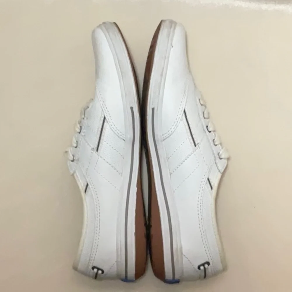 Keds White Lace Up Leather Ortholite WH53121 Sneaker Womens Sz 5.5 - Picture 5 of 10